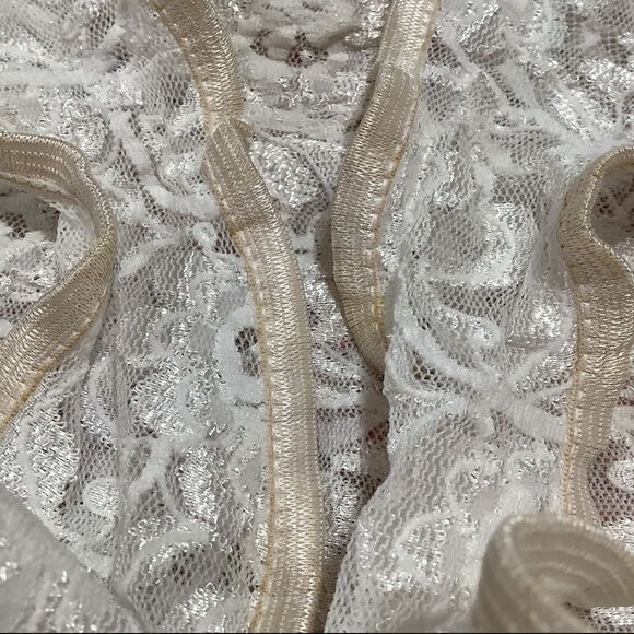 Cinema Etoile Coquette Princesscore Sheer Lace White Stretchy Camisole Size 2X - Picture 10 of 12